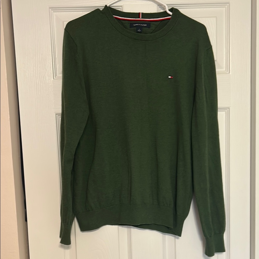 Tommy Hilfiger Men's Green Sweater